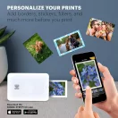 Kodak Step Slim mobilnyomtató, (Android/IOS) Zink 2x3" papírméret, fehér