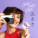 Kodak Printomatic instant fényképezőgép, Zink 2x3" papírméret, fekete