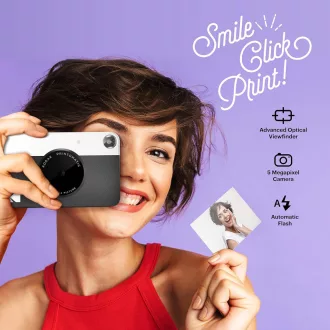  Kodak Printomatic instant fényképezőgép, Zink 2x3" papírméret, fekete