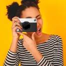 Kodak Printomatic instant fényképezőgép, Zink 2x3" papírméret, fekete
