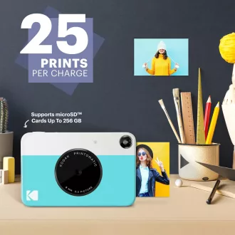   Kodak Printomatic instant fényképezőgép, Zink 2x3" papírméret, kék