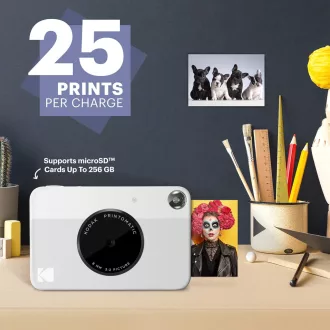   Kodak Printomatic instant fényképezőgép, Zink 2x3" papírméret, szürke