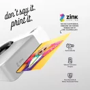 Kodak Printomatic instant fényképezőgép, Zink 2x3" papírméret, szürke