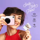 Kodak Printomatic instant fényképezőgép, Zink 2x3" papírméret, rózsaszín