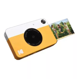   Kodak Printomatic instant fényképezőgép, Zink 2x3" papírméret, sárga
