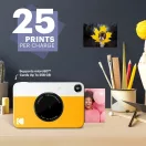 Kodak Printomatic instant fényképezőgép, Zink 2x3" papírméret, sárga