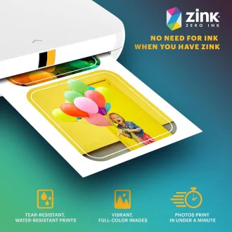   Kodak Zink instant fotópapír, 2x3" papírméret, előre kivágott 2 matrica, 30db