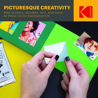 Kodak Zink instant fotópapír, 2x3" papírméret, 50db