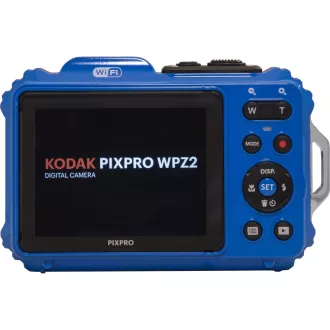   Kodak Pixpro WPZ2 vízálló, porálló, ütésálló digitális fényképezőgép, kék, 2db akku, 16gb micro sd