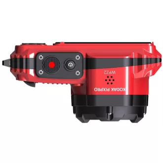   Kodak Pixpro WPZ2 vízálló, porálló, ütésálló digitális fényképezőgép, piros, 2db akku, 16gb micro sd