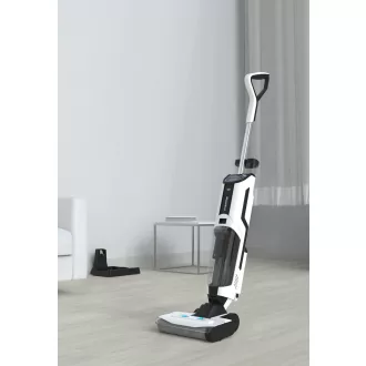   Mamibot vezeték nélküli álló porszívó, felmosóval, Wet Dry vacuum cleaner Flomo I plus, fekete-fehér