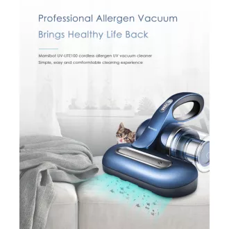   Mamibot vezeték nélküli kézi UV, atkaírtó porszívó, Dust Mite Vacuum Cleaner UVlite 200, kék