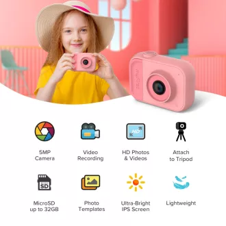 myFirst Camera 10 digitális fényképezőgép, rózsaszín