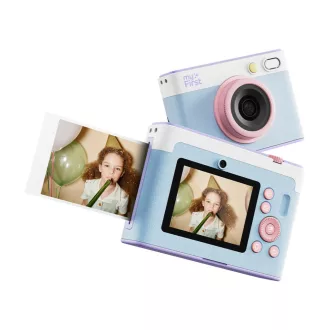   myFirst Insta Lux instant fényképezőgép, mobilnyomtató, 5Mp, Wi-Fi, Cotton Candy Mix, pasztell