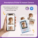 myFirst Insta Lux instant fényképezőgép, mobilnyomtató, 5Mp, Wi-Fi, Cotton Candy Mix, pasztell