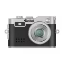Rollei mini digitális fényképezőgép, kulcstartó, fekete