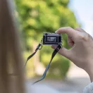 Rollei mini digitális fényképezőgép, kulcstartó, fekete