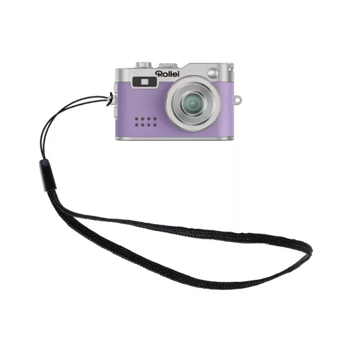Rollei mini digitális fényképezőgép, kulcstartó, lila