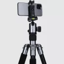 Rollei C5-i állvány + monopod + gömbfej + telefontartó adapter + táska, titánszürke
