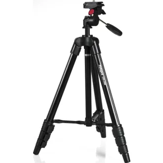   Rollei Compact Traveler Star S1 (DIGI 3400) állvány 3D fejjel + hordzsák, fekete
