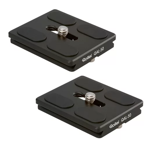 Rollei Fotopro QAL-50 gyorscseretalp (2 db), fekete Arca kompatibilis