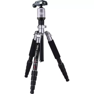   Rollei Compact Traveler No.1 állvány gömbfejjel + hordzsák, titánszürke