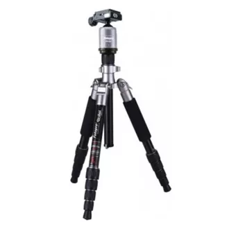  Rollei Compact Traveler No.1 állvány gömbfejjel + hordzsák, titánszürke