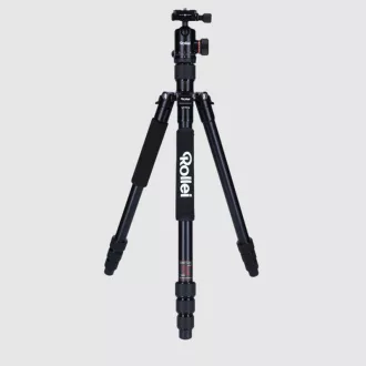   Rollei C5-i állvány + monopod + gömbfej + telefontartó adapter + táska, fekete