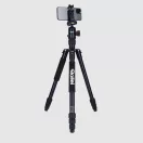 Rollei C5-i állvány + monopod + gömbfej + telefontartó adapter + táska, fekete
