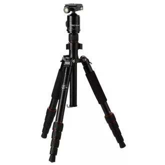   Rollei Compact Traveler No.1 állvány gömbfejjel + hordzsák, fekete