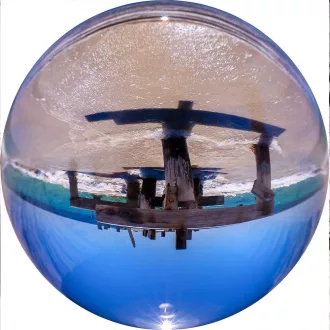   Rollei Lensball Optikai Üveggömb, 80 mm, mobilos és normál fotózáshoz