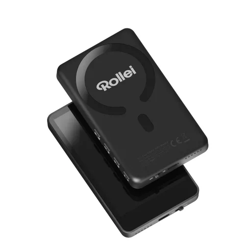 Rollei Easy Creator Selfie Monitor okostelefonhoz, valós idejű előnézettel, MagSafe, fekete