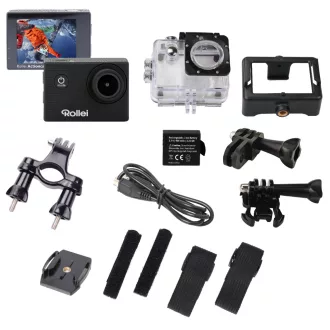   Rollei 372 Webkamera Akciókamera, Full HD, Wifi, Vízálló Tokkal, Fekete, Nagylátó