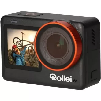   Rollei One Akciókamera, 4K/60fps 12Mp F2.8 170° wifi képstab.,érintő képernyő,első kijelző,vízálló