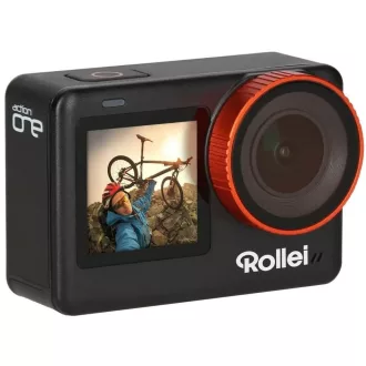   Rollei One Akciókamera, 4K/60fps 12Mp F2.8 170° wifi képstab.,érintő képernyő,első kijelző,vízálló