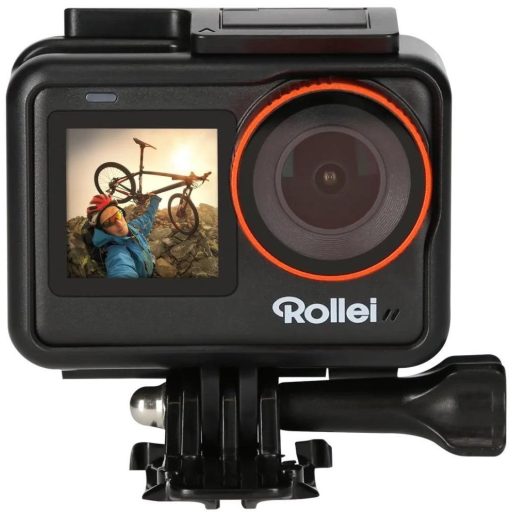 Rollei One Akciókamera, 4K/60fps 12Mp F2.8 170° wifi képstab.,érintő képernyő,első kijelző,vízálló