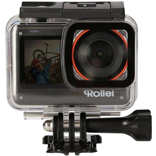 Rollei One Akciókamera, 4K/60fps 12Mp F2.8 170° wifi képstab.,érintő képernyő,első kijelző,vízálló