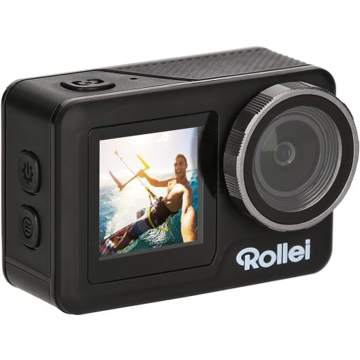 Rollei 11S Plus Akciókamera, 4K/60fps 10Mp F2.8 170° wifi képstabi érintő képernyő 2 kijelző vízálló