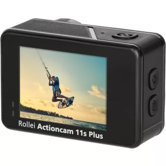   Rollei 11S Plus Akciókamera, 4K/60fps 10Mp F2.8 170° wifi képstabi érintő képernyő 2 kijelző vízálló