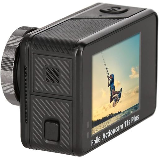 Rollei 11S Plus Akciókamera, 4K/60fps 10Mp F2.8 170° wifi képstabi érintő képernyő 2 kijelző vízálló
