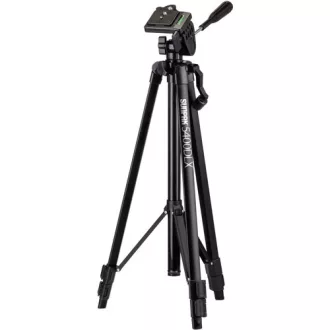   Sunpak 5400DLX állvány 3D fejjel,  telefon és akciókamera adapterrel, fekete