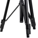 Sunpak 5400DLX állvány 3D fejjel,  telefon és akciókamera adapterrel, fekete