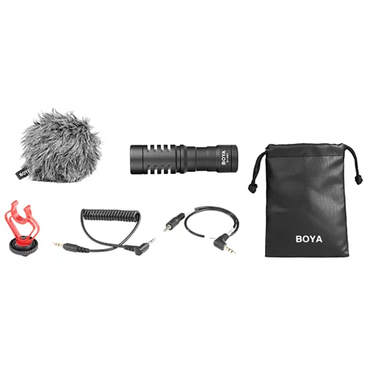 Sunpak Ultimate Vlogging Szett, lámpaállvány, telefonadapter, Boya mikrofon, stúdió körlámpa, fekete