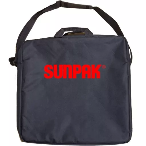 Sunpak LED 448 Bi-Color körlámpa, lámpaállvánnyal és hordtáskával, fekete