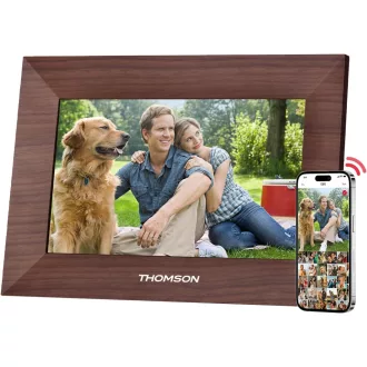   Thomson 7001P digitális képkeret 7" 1024x600, WiFi képátvitel mobilappról, érintő kijelző, barna