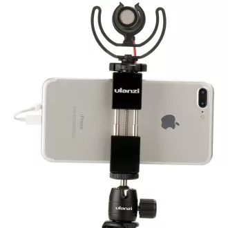   Ulanzi ST-02S alumínium telefon adapter, vakupapucs csatlakozóval, fekete