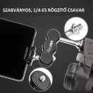 Ulanzi UURig R002 Magic Arm, kompakt és könnyű, 2x 1/4" csatlakozás