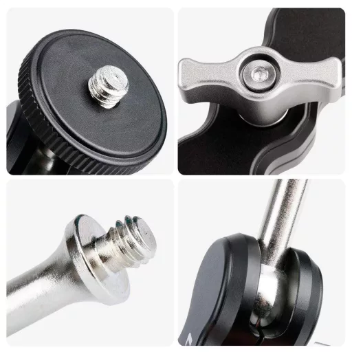 Ulanzi UURig R002 Magic Arm, kompakt és könnyű, 2x 1/4" csatlakozás