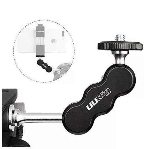 Ulanzi UURig R002 Magic Arm, kompakt és könnyű, 2x 1/4" csatlakozás