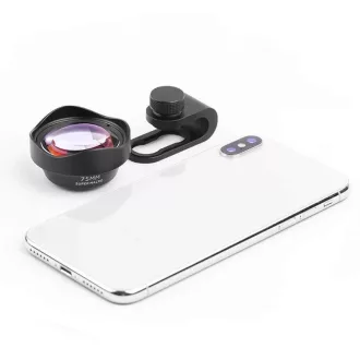   Ulanzi 75mm makro objektív telefonhoz, 10x nagyítás, univerzális